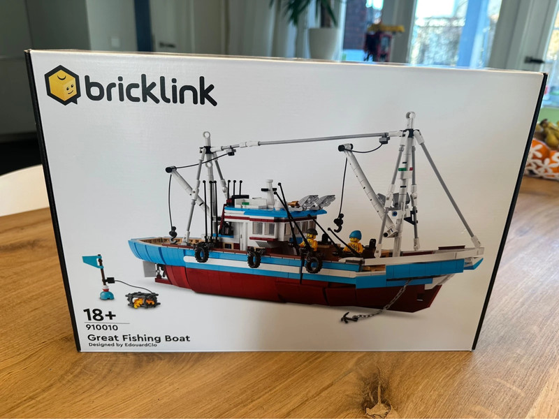 LEGO Bricklink 910010 Great Fishing Boat - Limited Edition Designer Program  Set