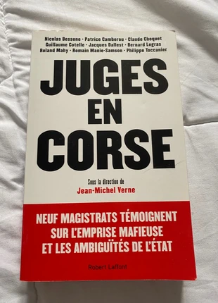 Livre « juges en Corse », zustand: Sehr gut, 10,00 €, 11,20 € inklusive Vinted-Käuferschutz
