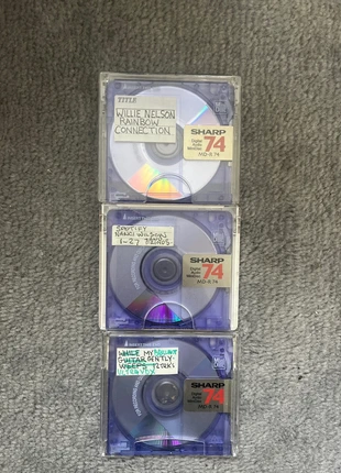 3 x sharp digital audio Minidiscs, condition: Good, £4.00, £4.90 includes Buyer Protection