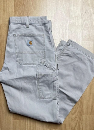 Pantalon Carhartt large beige clair 33x30, brand: Carhartt, condizioni: Ottime, taglia: M, €35.00, €37.45 include la Protezione acquisti