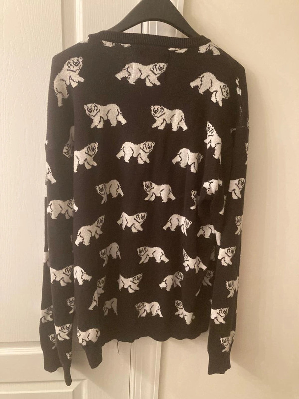 Polar Bear Pattern Knit Sweater by Decibel 3