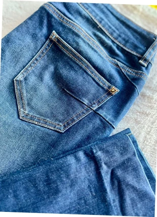 PTL016 - Pantalon jeans bleu foncé délave finition couture classic Taille 40, staat: Heel goed, maat: L / 40 / 12, € 12,00, € 13,30 inclusief Kopersbescherming