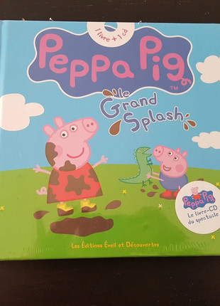 Livre-CD Peppa Pig Le grand splash