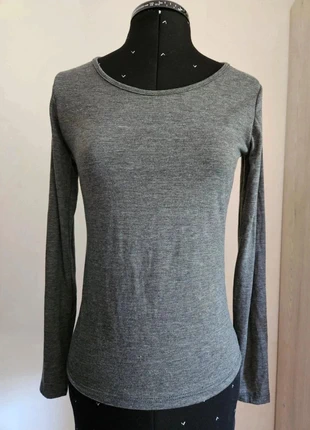 🖤 T-shirt manches longues gris - Made in Italy - Taille S (36/8), marque: Made In Italy, état: Très bon état, taille: S / 36 / 8, 10,00 €, 11,20 € Protection acheteurs (Pro) incluse
