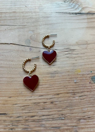 Sézane and Rouje style heart earrings, brand: Audrey et Emily, condition: New without tags, £15.00, £16.45 includes Buyer Protection