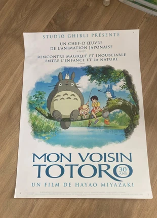Poster mon voisin Totoro ghibli, brand: Studio Ghibli, condition: Very good, €10.00, €11.20 includes Buyer Protection