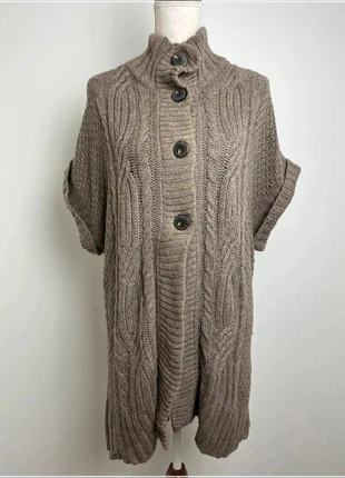 Cardigan gilet veste col rond avec boutons en maille eddie bauer gris marron femme taille M #CS1, marke: Eddie Bauer, zustand: Sehr gut, größe: M / 38 / 10, 13,00 €, 14,35 € inklusive Vinted-Käuferschutz
