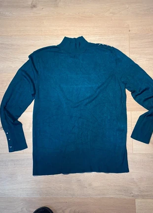 Pull fin col montant vert sapin – Un Jour Ailleurs Paris – Taille L, brand: Un Jour Ailleurs, condition: Very good, size: L / 40 / 12, €19.00, €20.65 includes Buyer Protection