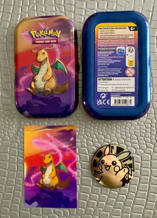Pokémon TCG – Mini Tin Dracolosse (avec jeton Pikachu & carte illustrée), marke: Pokémon, zustand: Sehr gut, 4,99 €, 5,94 € inklusive Vinted-Käuferschutz