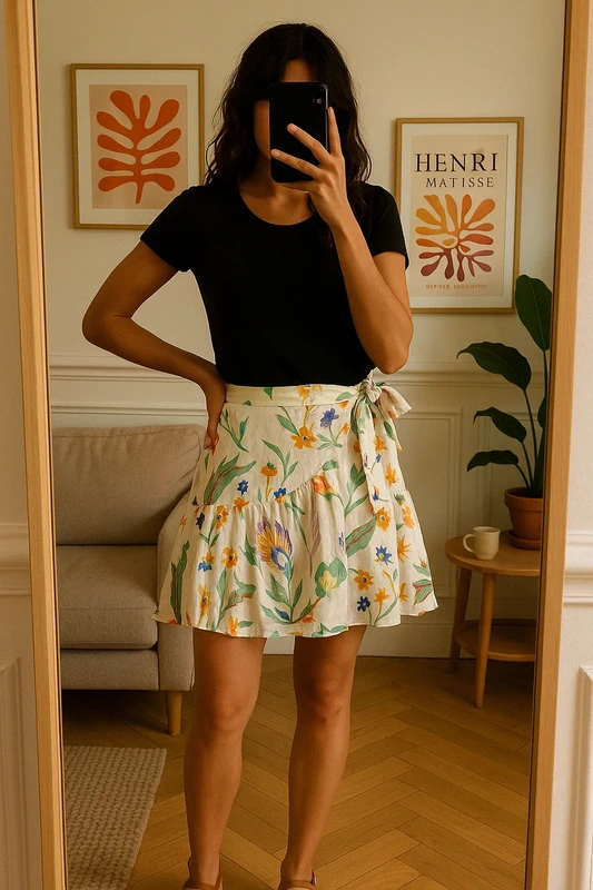 Jupe portefeuille Claudie Pierlot taille 40 neuve