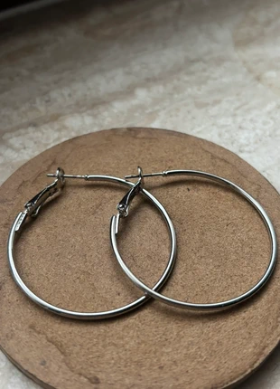 Créoles argentées, état: Neuf sans étiquette, 2,95 €, 3,80 € Protection acheteurs incluse