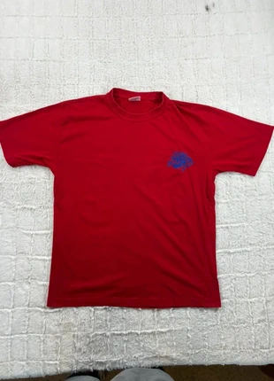 T-shirt vintage Golden Cotton coton rouge broderie Marine - Taille L, brand: Vintage Dressing, condition: Very good, size: L, €19.90, €21.60 includes Buyer Protection Pro
