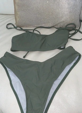 Maillot de Bain Vert Kaki Neuf - Bikini 2 Pièces Taille S, condition: Very good, size: S / 36 / 8, €6.00, €7.00 includes Buyer Protection