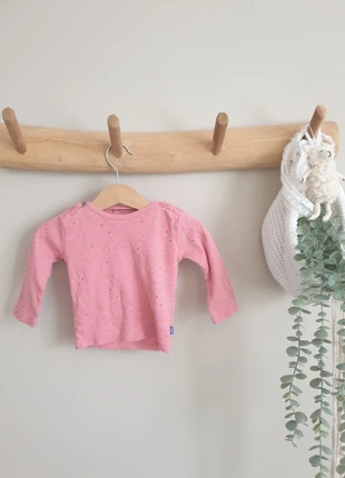 Trui shirt lange mouwen roze sterren, marca: Imps & Elfs, estado: Bueno, tamaño: 6-9 meses / 68 cm, 1,00 €, 1,75 € Protección al comprador incluida