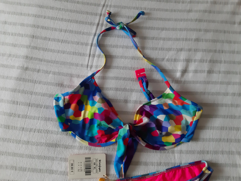 Bikini colorido, novo com etiqueta, marca Green Coast 5