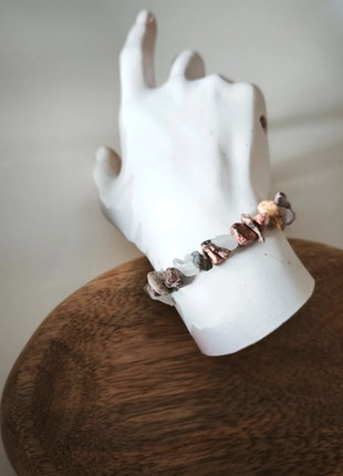 Bracelet en pierres naturelles 13-14cm pour petit poignet, brand: Fait Main, condizioni: Ottime, €4.50, €5.43 include la Protezione acquisti