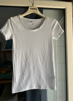 T-shirt blanc basic, marca: H&M, estado: Nuevo sin etiquetas, tamaño: S / 36 / 8, 2,00 €, 2,80 € Protección al comprador incluida