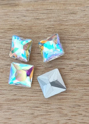 Strass carré coloré, merk: Strass, staat: Nieuw zonder prijskaartje, € 1,00, € 1,75 inclusief Kopersbescherming