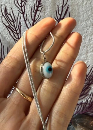 Pendentif œil grec en argent, marque: Argent, état: Très bon état, 5,00 €, 5,95 € Protection acheteurs incluse