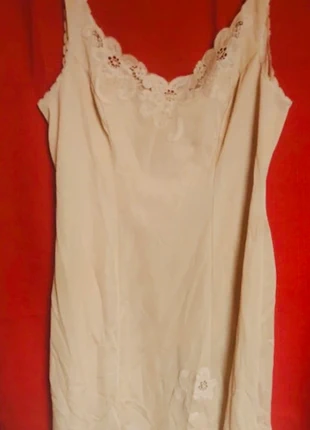 Fond de robe avec dentelle fine ton de beige, zustand: Gut, 5,00 €, 5,95 € inklusive Vinted-Käuferschutz