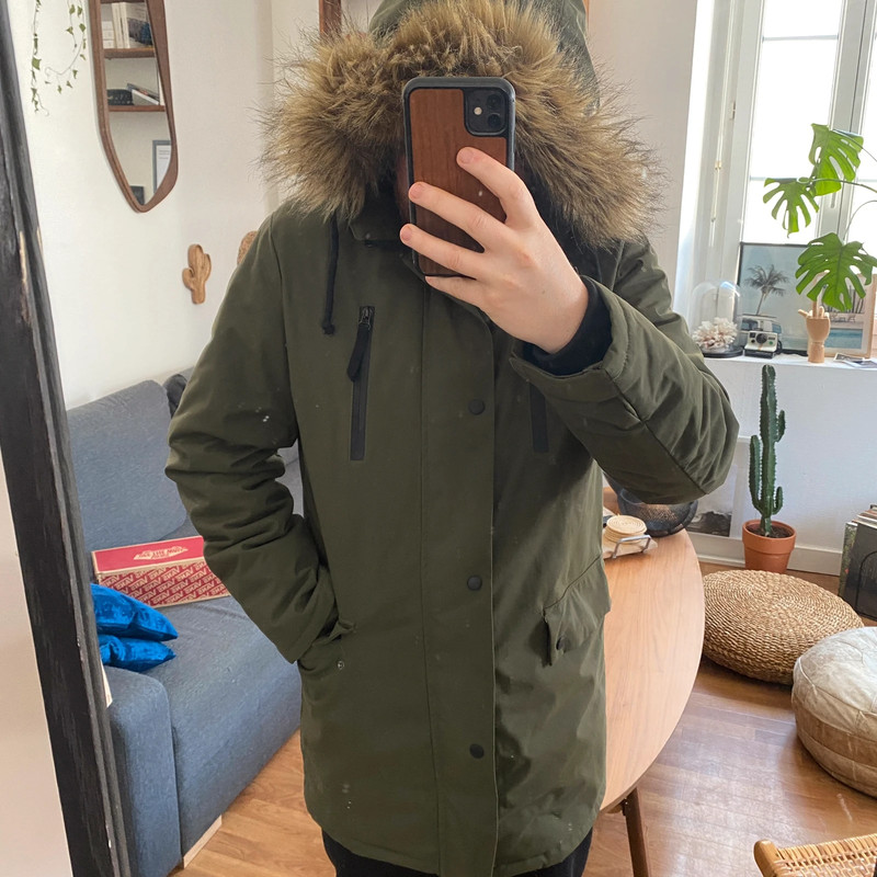 Parka kaki Vinted