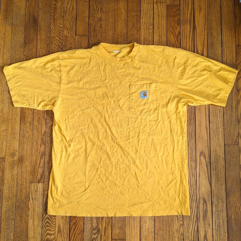 Carhartt Yellow Pocket T-shirt 1