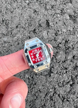 Silver ring watch, brand: Quartz, condition: Very good, size: Adjustable, £10.99, £12.24 includes Buyer Protection