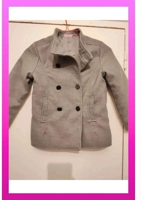 Caban fille Nky taille 6 ans gris