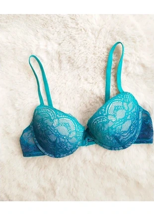 Soutien gorge dentelle bleu turquoise 90B bretelles réglables dos 3 positions, estado: Muy bueno, tamaño: 90B, 4,50 €, 5,43 € Protección al comprador incluida