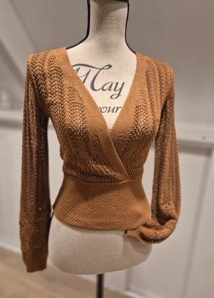 Gehaakt topje van Nikkie xs, merk: NIKKIE, staat: Heel goed, maat: XS / 34 / 6, € 15,00, € 16,45 inclusief Kopersbescherming