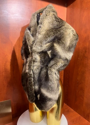 Col / étole en fausse fourrure grise et taupe – très chaud – hiver, condition: Very good, €32.00, €34.30 includes Buyer Protection