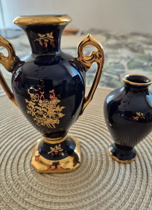 Mini-vases / Amphores Limoges – Bleu & Or, brand: amphores limoge, condition: Very good, €20.00, €21.70 includes Buyer Protection