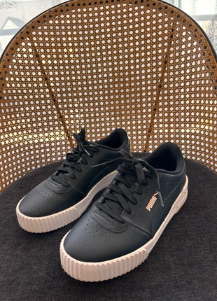 Baskets PUMA noires taille 37 – état excellent, semelle épaisse tendance, brand: Puma, condition: Very good, size: 37, €10.00, €11.20 includes Buyer Protection