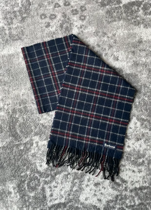 Écharpe Barbour carreaux bleu marine laine scarf blue navy wool made in Scotland, brand: Barbour, condition: Very good, €25.00, €26.95 includes Buyer Protection Pro