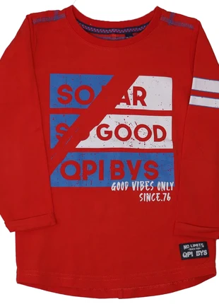 Quapi rode longsleeve, merk: Quapi, staat: Goed, maat: 3 jaar / 98 cm, € 4,96, € 5,91 inclusief Kopersbescherming Pro