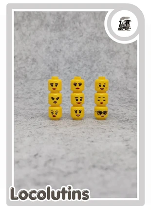 🚂 Lot de 9 têtes féminines ▪ compatibles Lego et génériques, état: Très bon état, taille: Taille unique, 4,90 €, 5,85 € Protection acheteurs (Pro) incluse