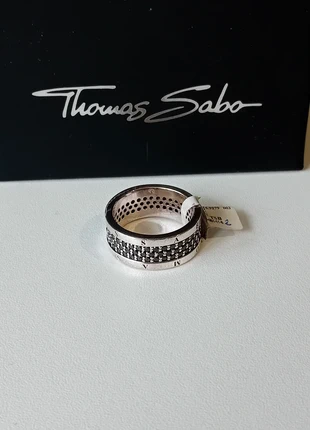 Chevalière Thomas Sabo Eternity T62 homme femme, merk: Thomas Sabo, staat: Nieuw met prijskaartje, maat: 60.9 mm / 19.4 mm Ø, € 140,00, € 147,70 inclusief Kopersbescherming Pro