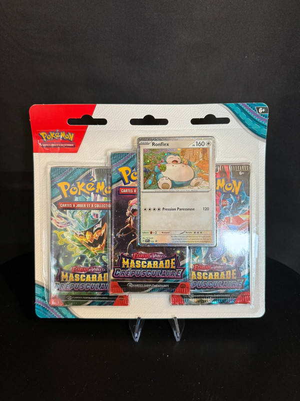 🇫🇷 Tripack Pokemon EV6 - Mascarade Crepusculaire - Neuf