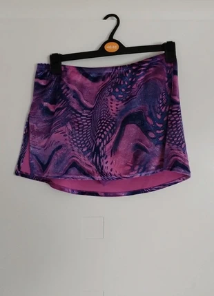 Jupe patineuse artistique ice skating rose à motif oil spill, brand: Mondor, condition: Very good, size: L / 40 / 12, €20.00, €21.70 includes Buyer Protection