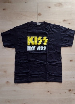 KISS "Kiss My Ass" black t-shirt - Size L, marke: KISS, zustand: Sehr gut, größe: L, 19,00 €, 20,65 € inklusive Vinted-Käuferschutz
