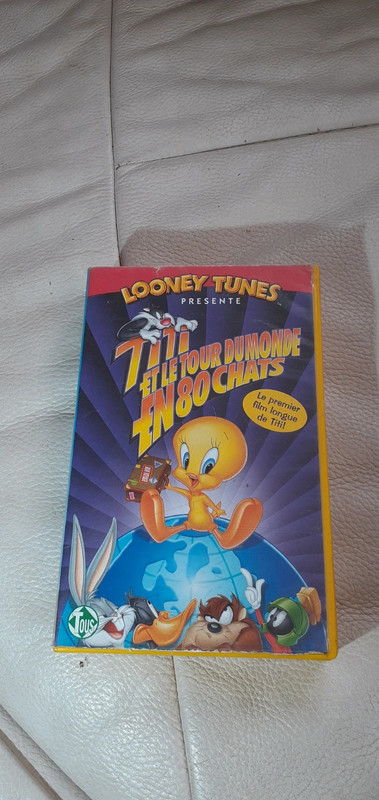 Cassette VHS dessin animé Titi et le tour du monde en 80 chats Vinted
