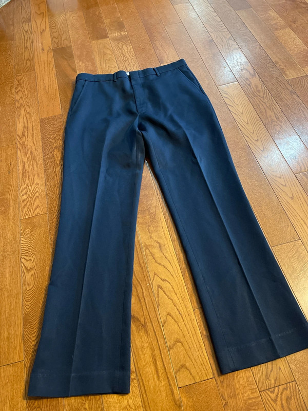 Men’s navy blue dress pants