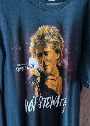T shirt vintage Rod Stewart, brand: Gildan, condition: Very good, size: L, €10.00, €11.20 includes Buyer Protection