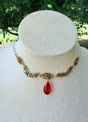 necklace royaltycore victorian gothic 🌹, merk: lux victorian, staat: Heel goed, € 27,90, € 30,00 inclusief Kopersbescherming Pro