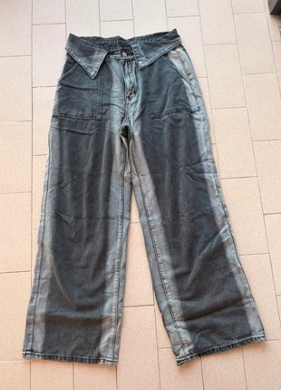 Jeans grigi con vita particolare - SHEIN - Taglia L, marke: Shein, zustand: Sehr gut, größe: L / 40 / 12, 8,00 €, 9,10 € inklusive Vinted-Käuferschutz