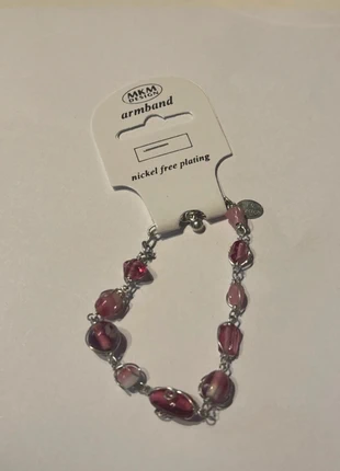 Roze armband, merk: MKM, staat: Nieuw zonder prijskaartje, € 1,50, € 2,28 inclusief Kopersbescherming