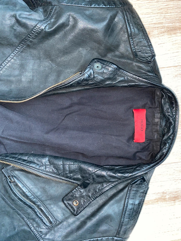 Hugo boss leather jacket 3