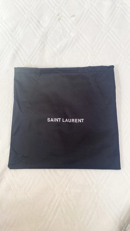 Saint Laurent black drawstring dust bag Vinted
