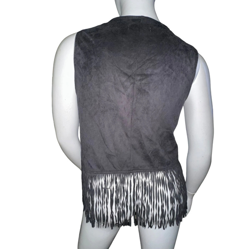 Mossimo fringed microfiber vest XL/XXL 3