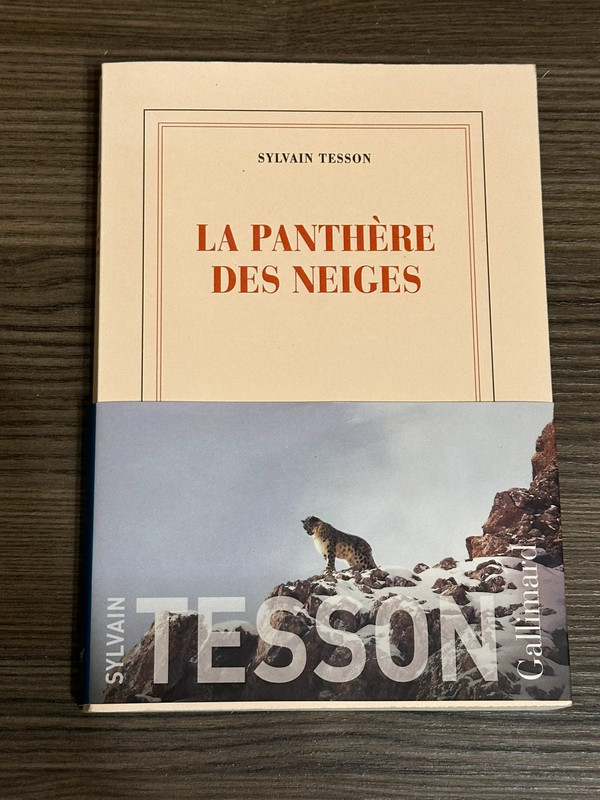 Livre « La panthère des neiges » de Sylvain TESSON 1